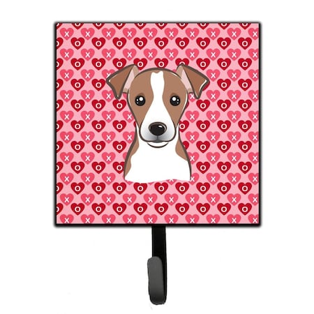 Carolines Treasures Jack Russell Terrier Hearts Leash or Key Holder BB5330SH4
